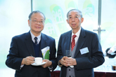 Prof LEE Chack-fan, SBS, JP, Chairman of the Council and Dr WU Po-him Philip, BBS, JP, Chairman of the Board of Trustees
