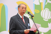 Dr WU Po-him Philip, BBS, JP, Chairman of the Board of Trustees giving speech at the ceremony