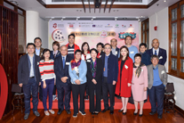 Group photo of Mrs Cherry TSE LING Kit-ching, JP with past and current Chairpersons and Members of the Board and Council