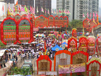 Bamboo shed cultural space (Birthday of Tin Hau in Tsing Yi)