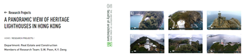 Video footages of panoramic view of heritage lighthouses in Hong Kong