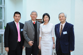 Dr TAM Kam-kau, JP, Mr LEE Chi-hung, Ms KWAI Yuk-nin Catherine and Dr YUE Kwok-to
